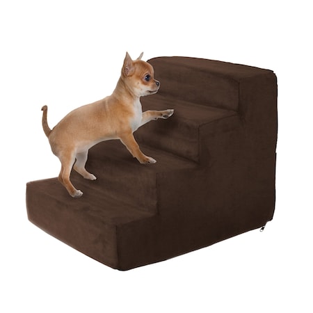 Pet Adobe High Density Foam Stairs for Pets - Brown 237066USK